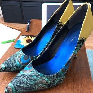 Nine West Peacock heels 8.5